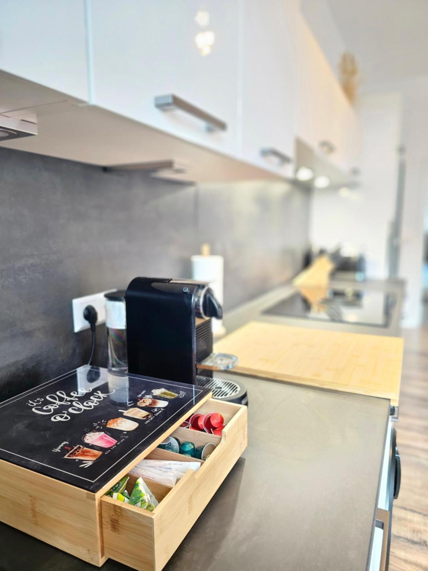 Design-Apartment I Black Forest I Boxspring I Nespresso I Spielplatz Oberharmersbach Luaran gambar