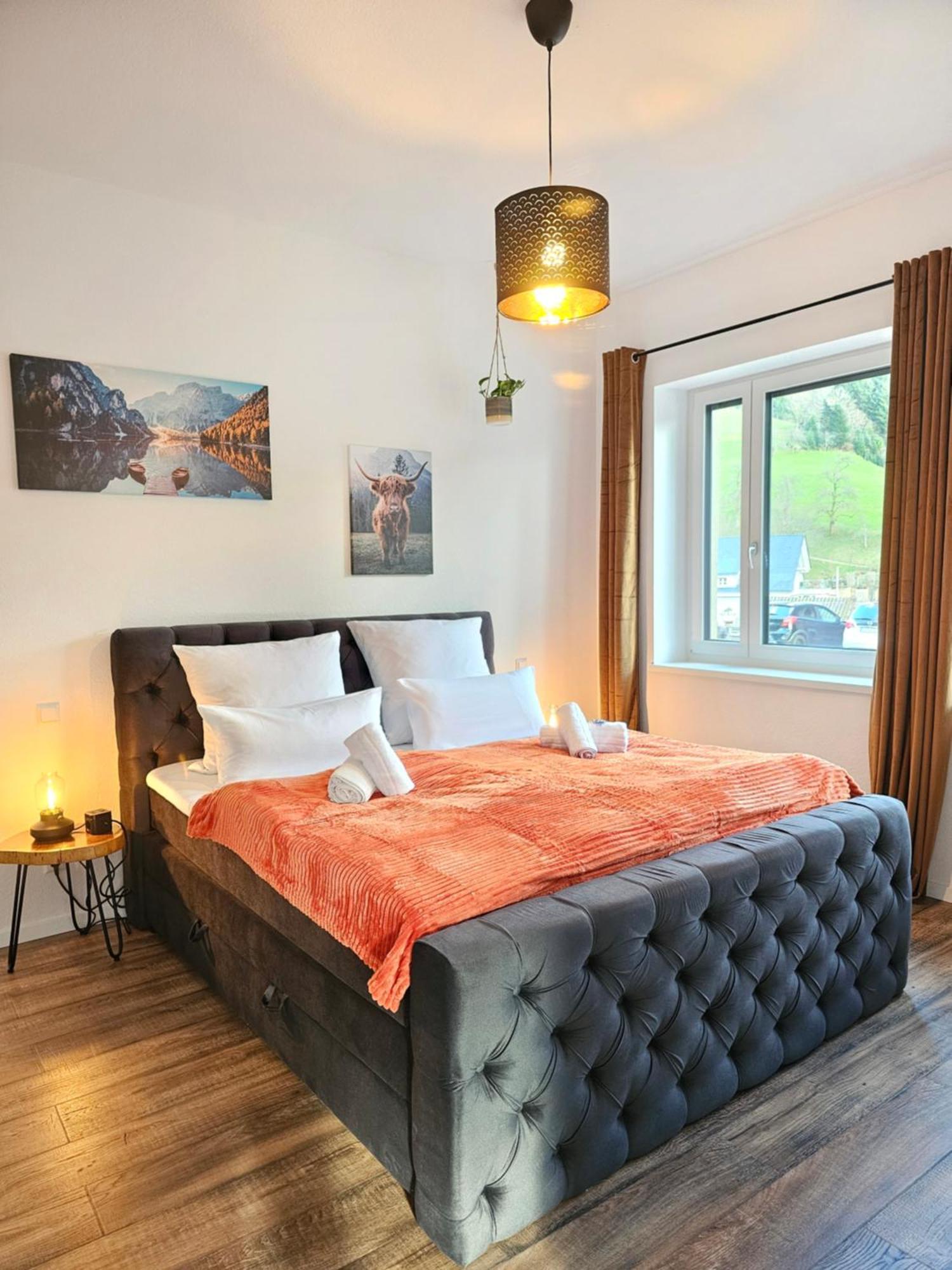 Design-Apartment I Black Forest I Boxspring I Nespresso I Spielplatz Oberharmersbach Luaran gambar