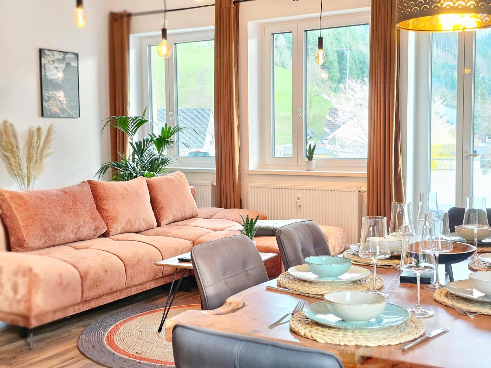 Design-Apartment I Black Forest I Boxspring I Nespresso I Spielplatz Oberharmersbach Luaran gambar